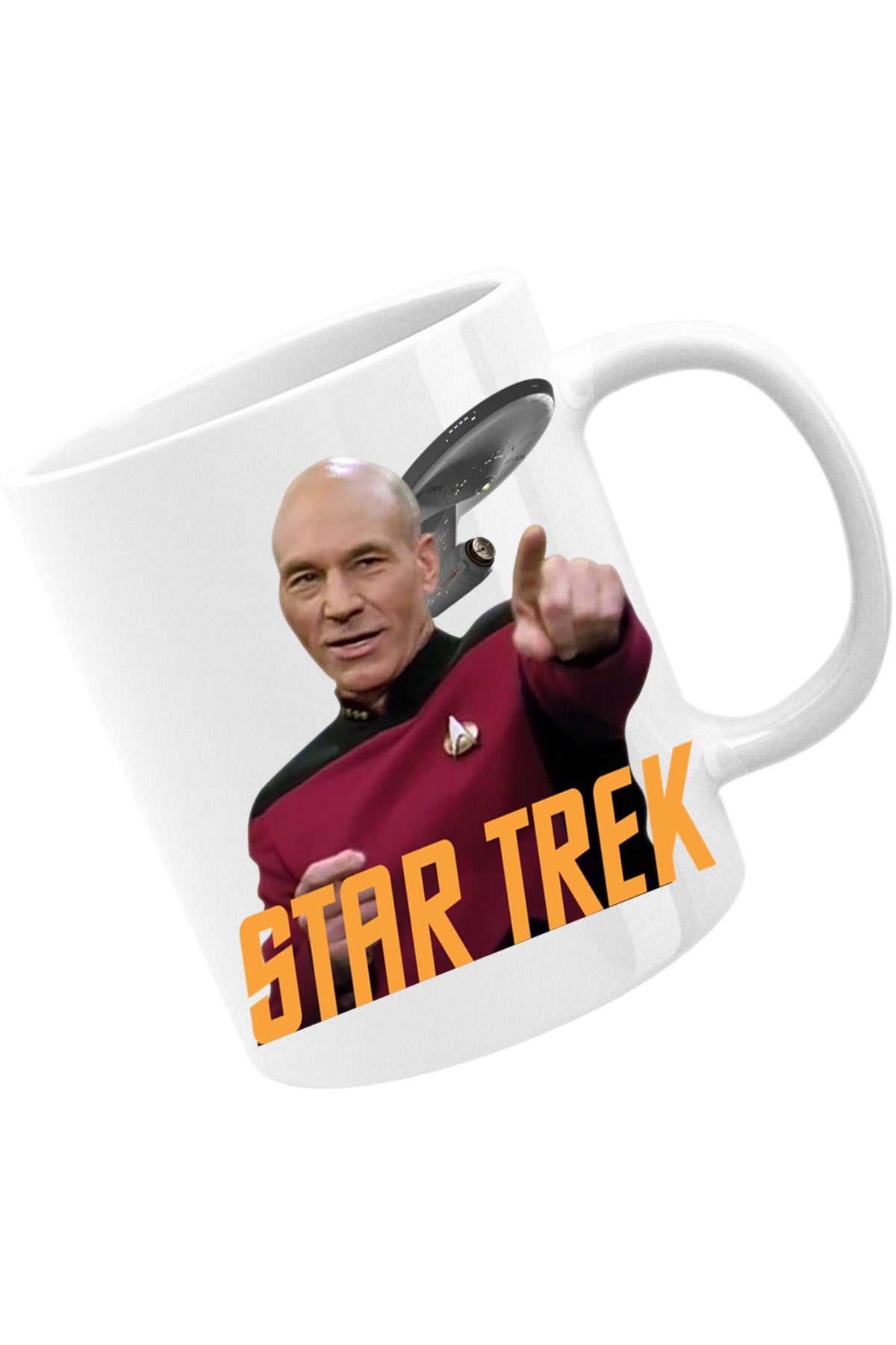 Cana Star Trek Jean-Luc Picard Voyager Starship, alba, 330 ml