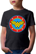 Tricou copii Wonder Woman Logo Symbol Stars Flag Round Marvel DC