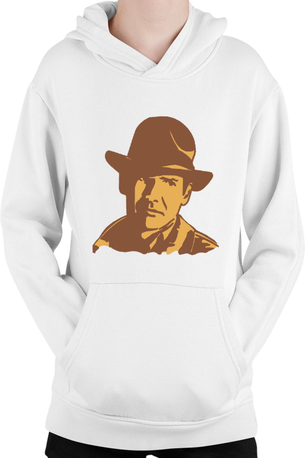 Hanorac copii Indiana Jones Portret Art Wolfgang Hohlbein