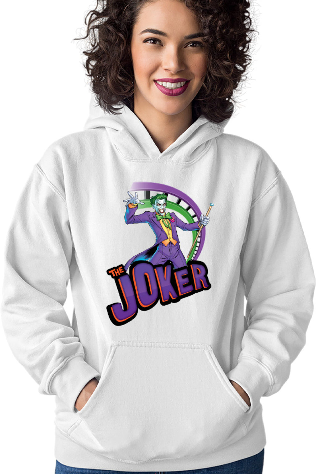 Hanorac dama Joker Happy American Comic Books
