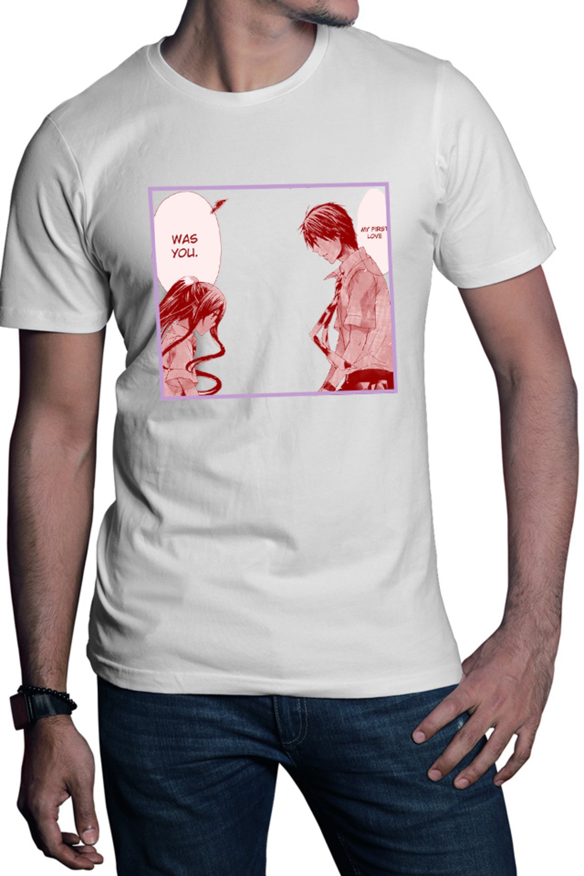 Tricou barbati Missions of Love Yukina Shigure First Love Highschool
