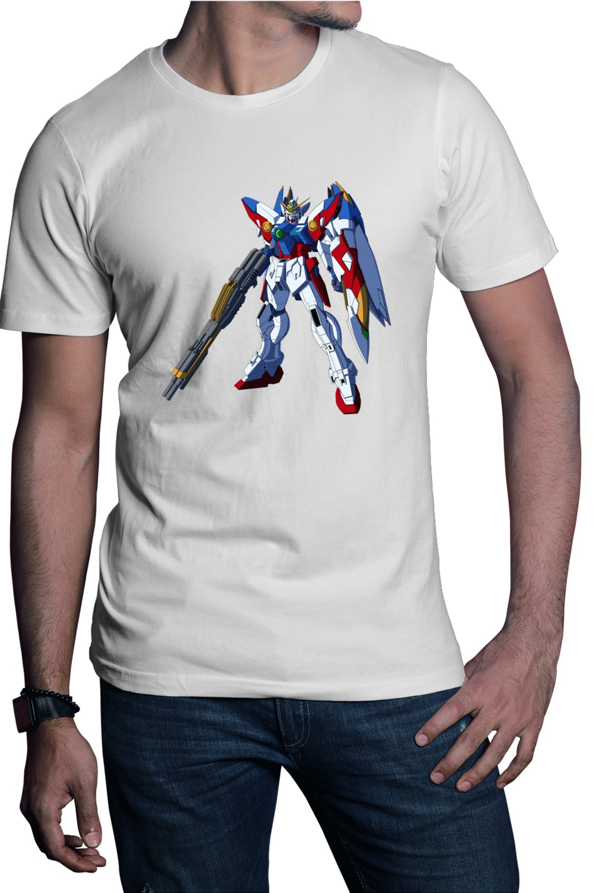 Tricou barbati dam Wing Colorful Massive Robot