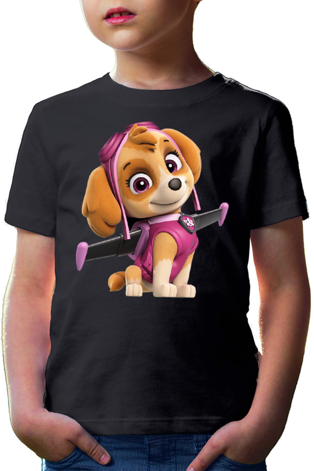 Tricou copii Paw Patrol Skye Illustration Cockapoo Puppy