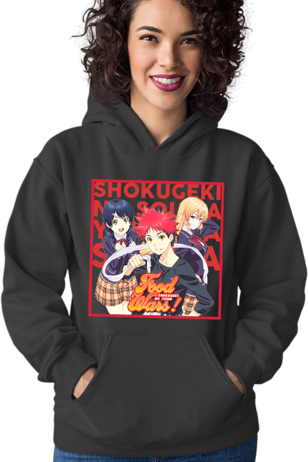 Hanorac dama Food Wars Souma Megumi Erica Trio Anime Cook