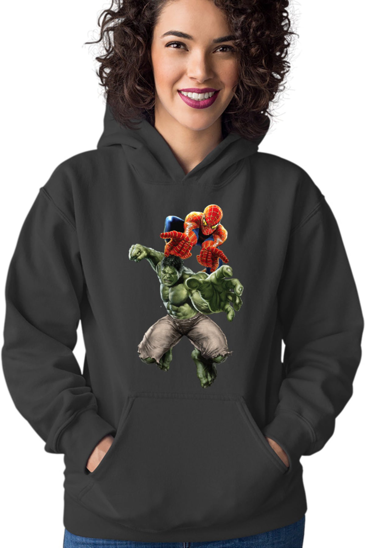 Hanorac dama Hulk Spiderman Incredible MacBook Pro Carol Fist
