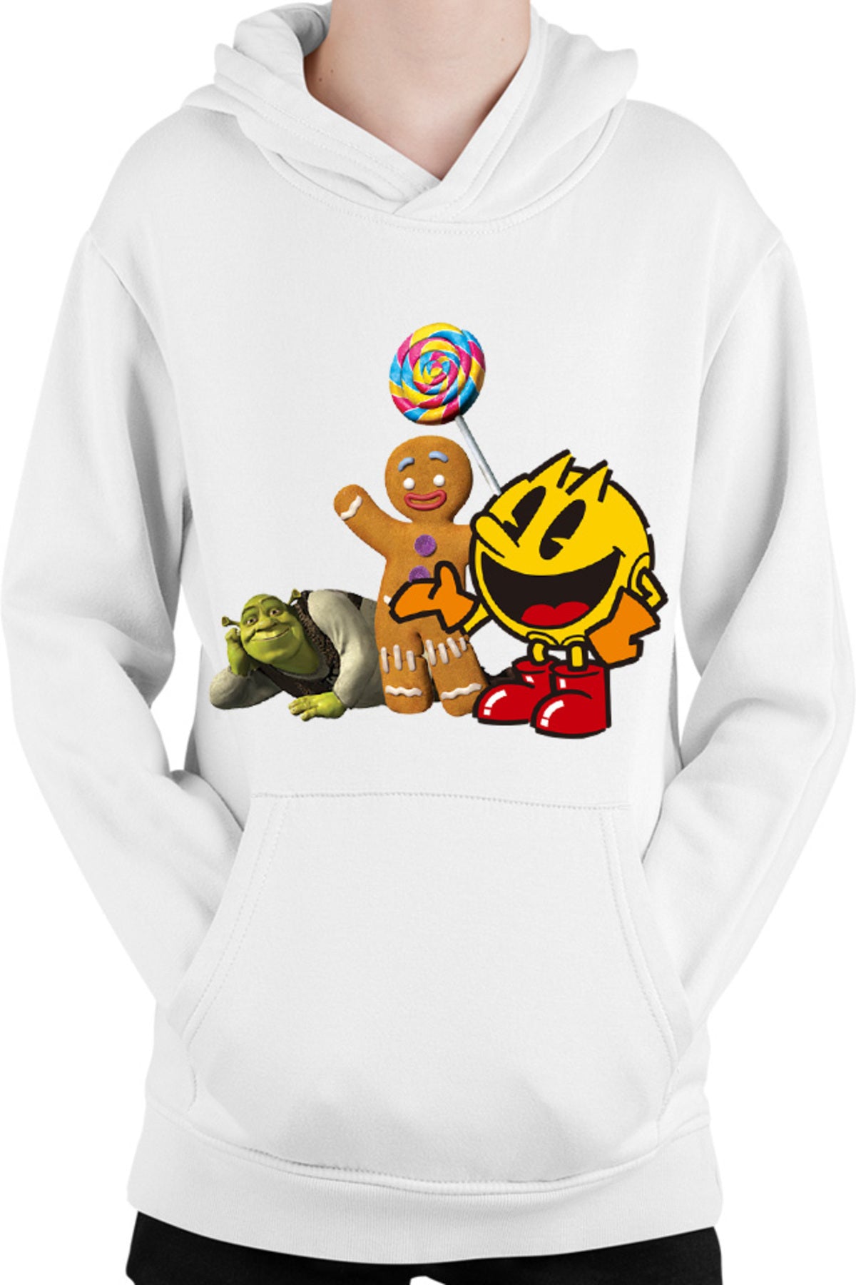 Hanorac copii Pac Man Shrek Cookie Happy