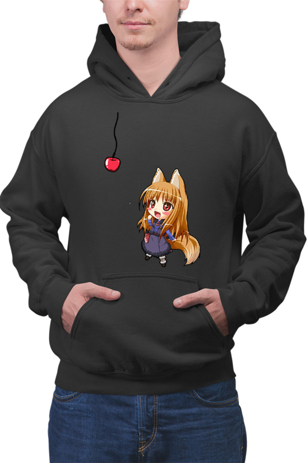 Hanorac barbati Spice And Wolf Holo Anime Love Manga Chibi