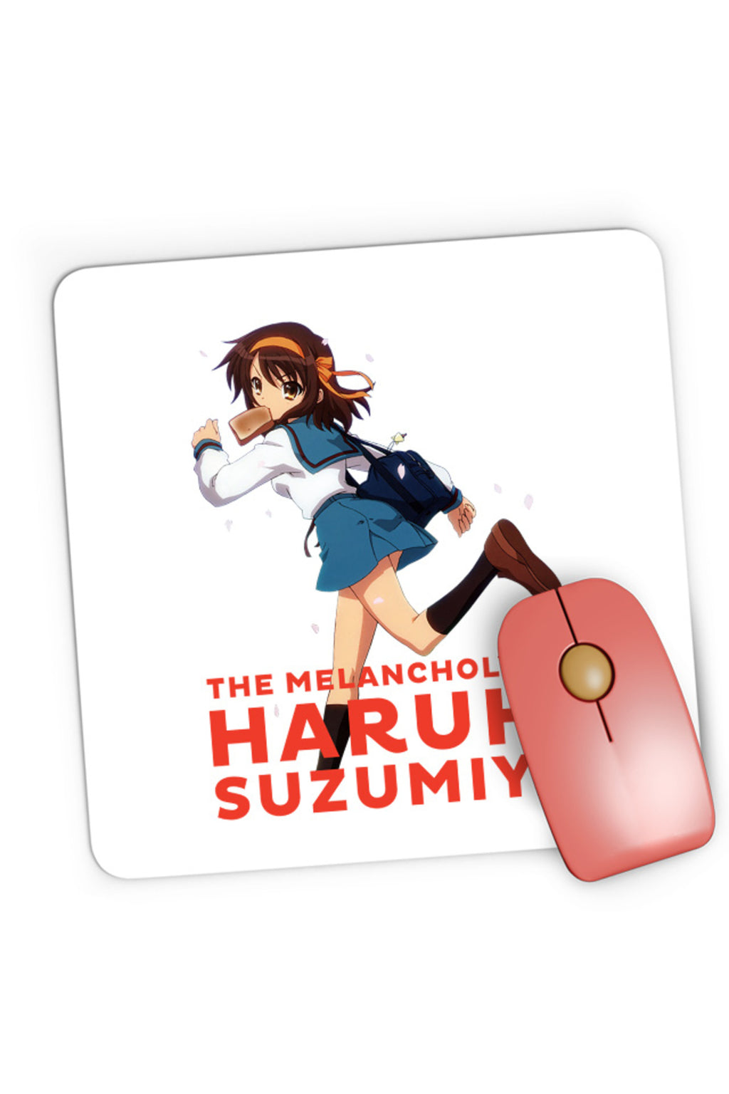 Mousepad Gaming Haruhi Suzumiya Run Sakura Bread Highschool Club, 21x19 cm