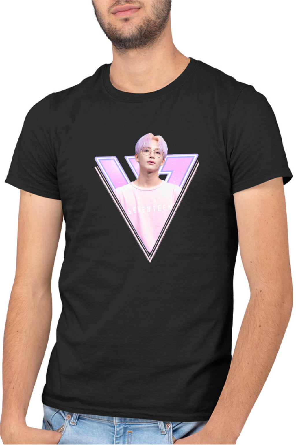 Tricou barbati Seventeen JEONGHAN Baby Idol Music Debut