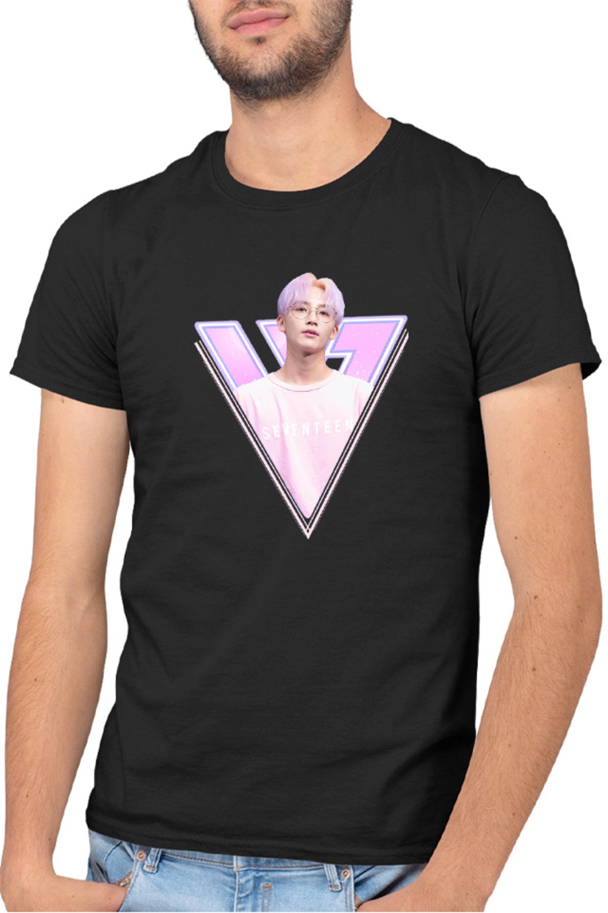 Tricou barbati Seventeen JEONGHAN Baby Idol Music Debut