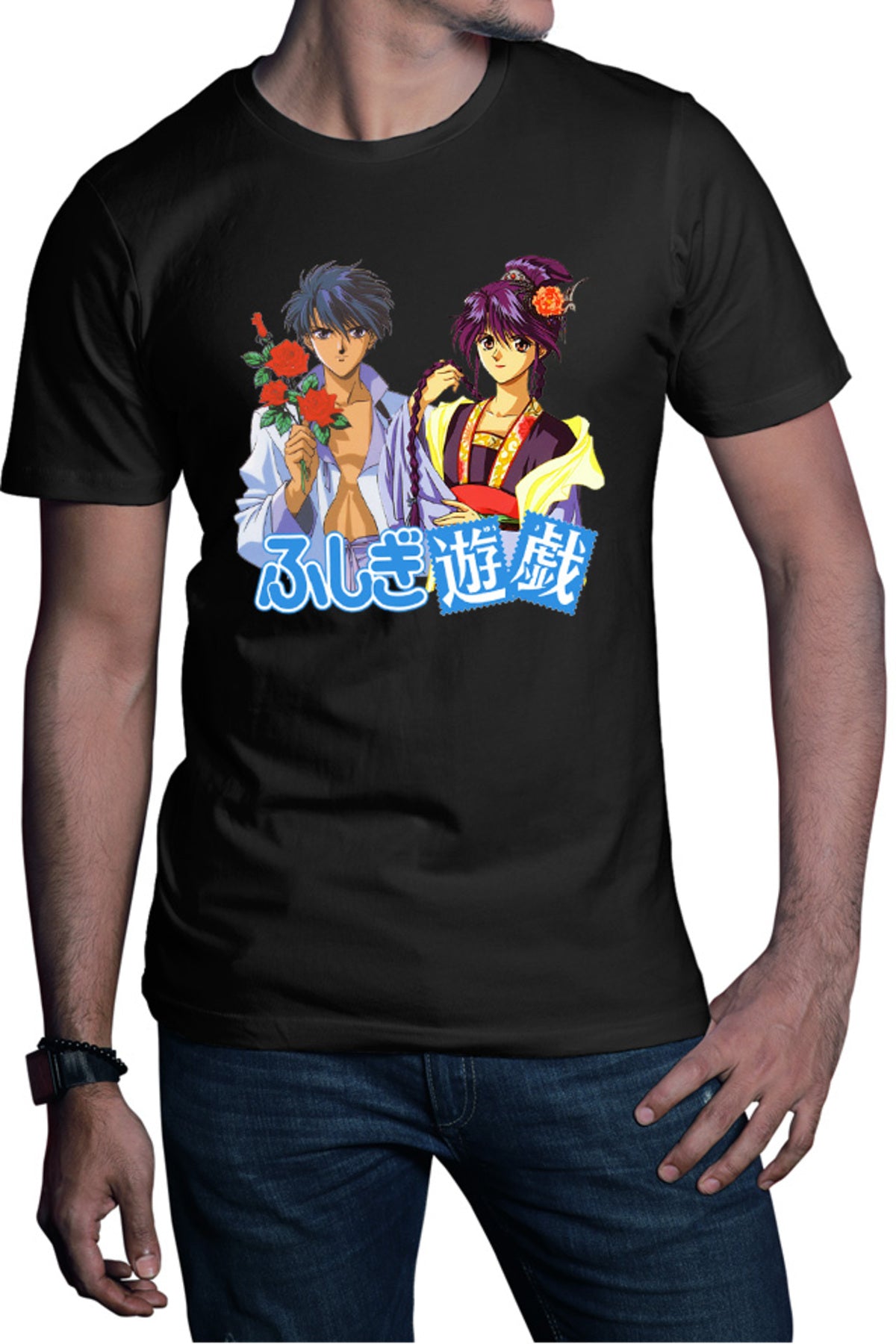 Tricou barbati Fushigi Yuugi Tamahome Noriko Vizbig