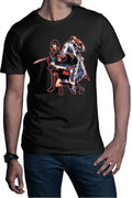 Tricou barbati Akame ga Kill Kurome Jotaro Jojo's Bizarre Super Power Family
