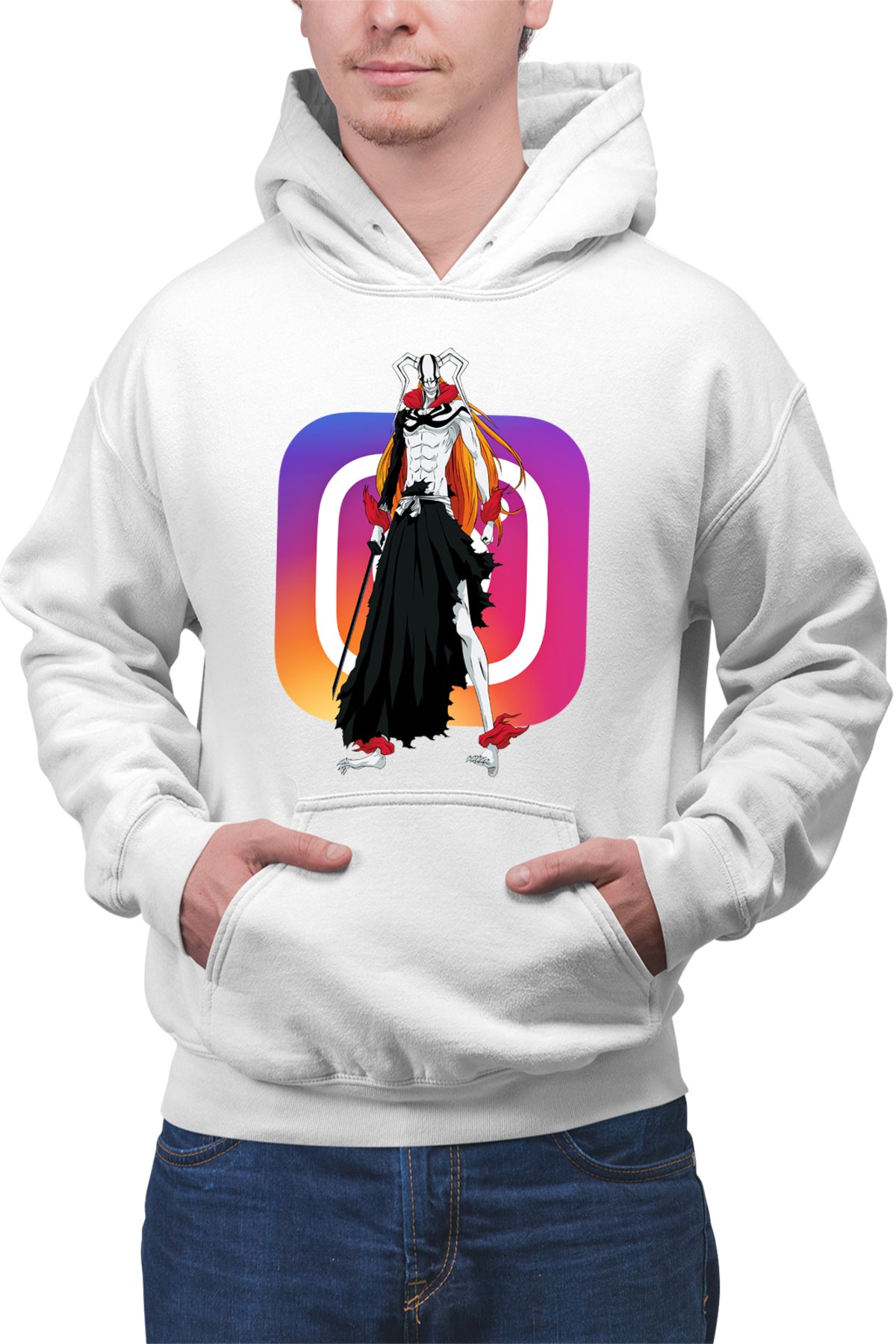 Hanorac barbati Bleach Instagram Ichigo Kurosaki Rebel