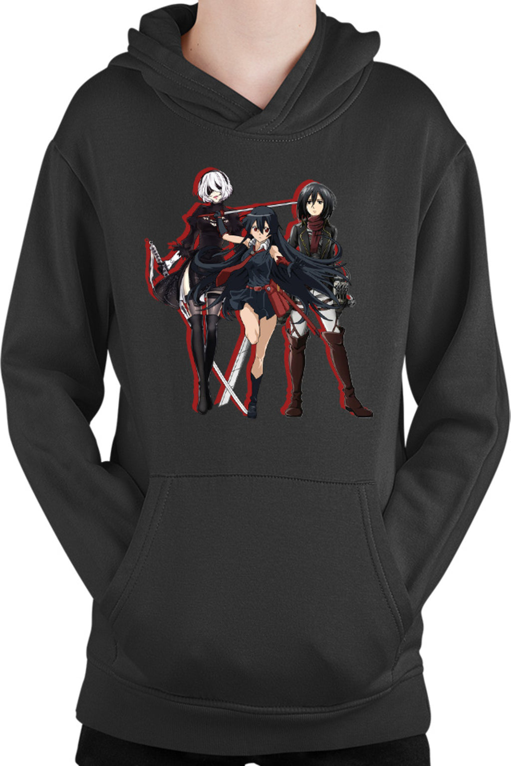 Hanorac copii Akame ga Kill Nier Automata Mikasa Attack on Titan Sword Users