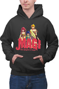 Hanorac barbati Magi The Labyrinth of Magic Spirit Group Angry Pose Red Logo