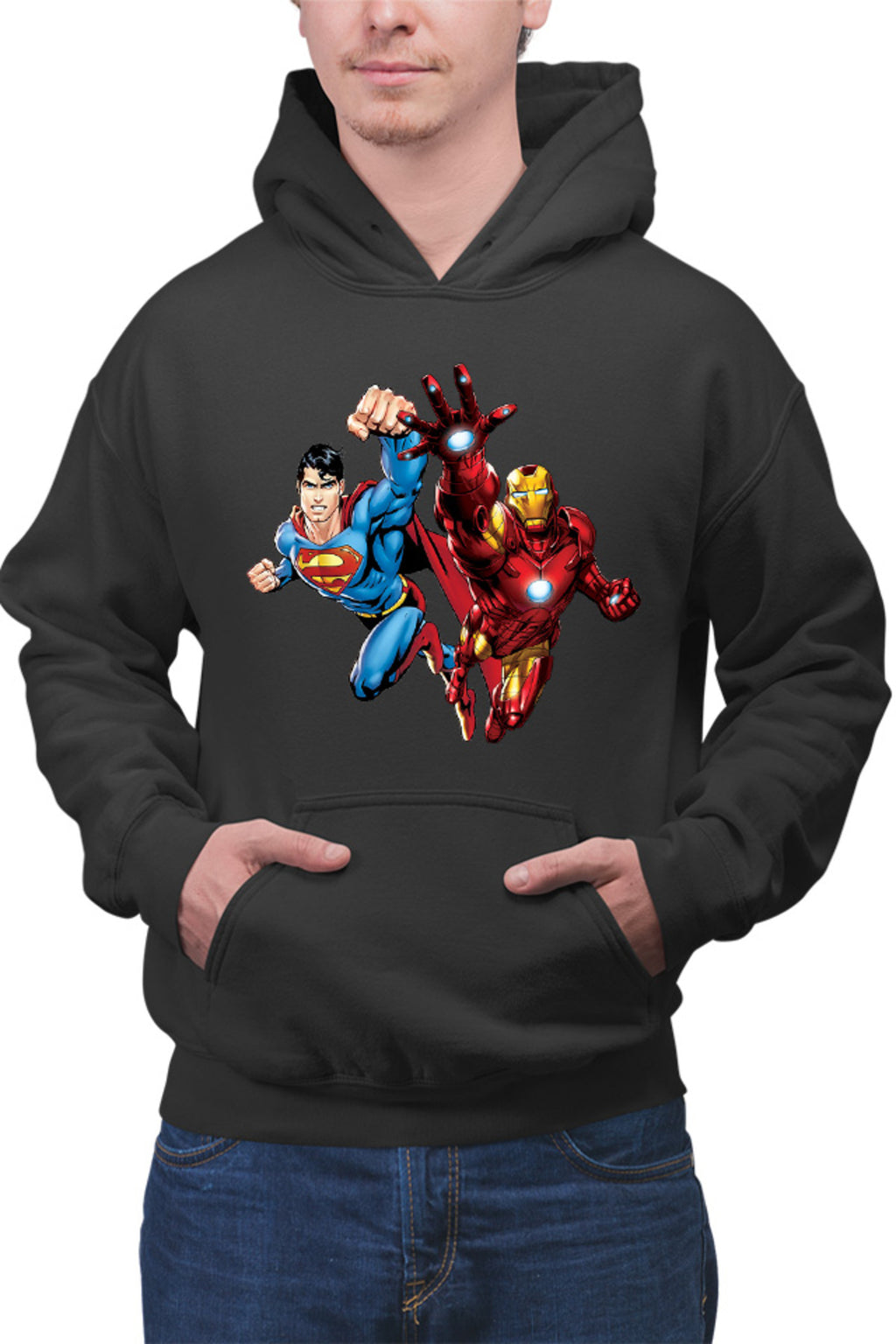 Hanorac barbati Ironman Superman Power Suit Marvel Comics