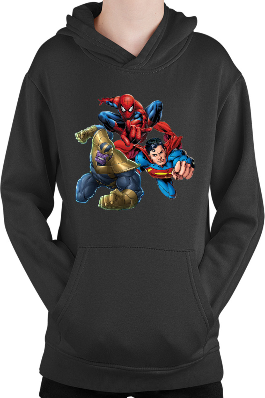 Hanorac copii Thanos Superman Spiderman Hero Gems Avangers