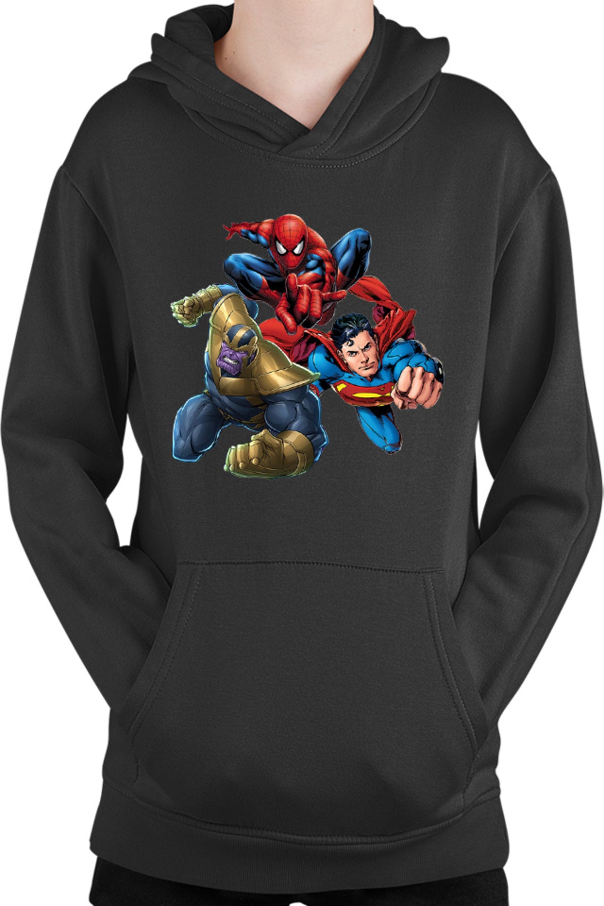 Hanorac copii Thanos Superman Spiderman Hero Gems Avangers