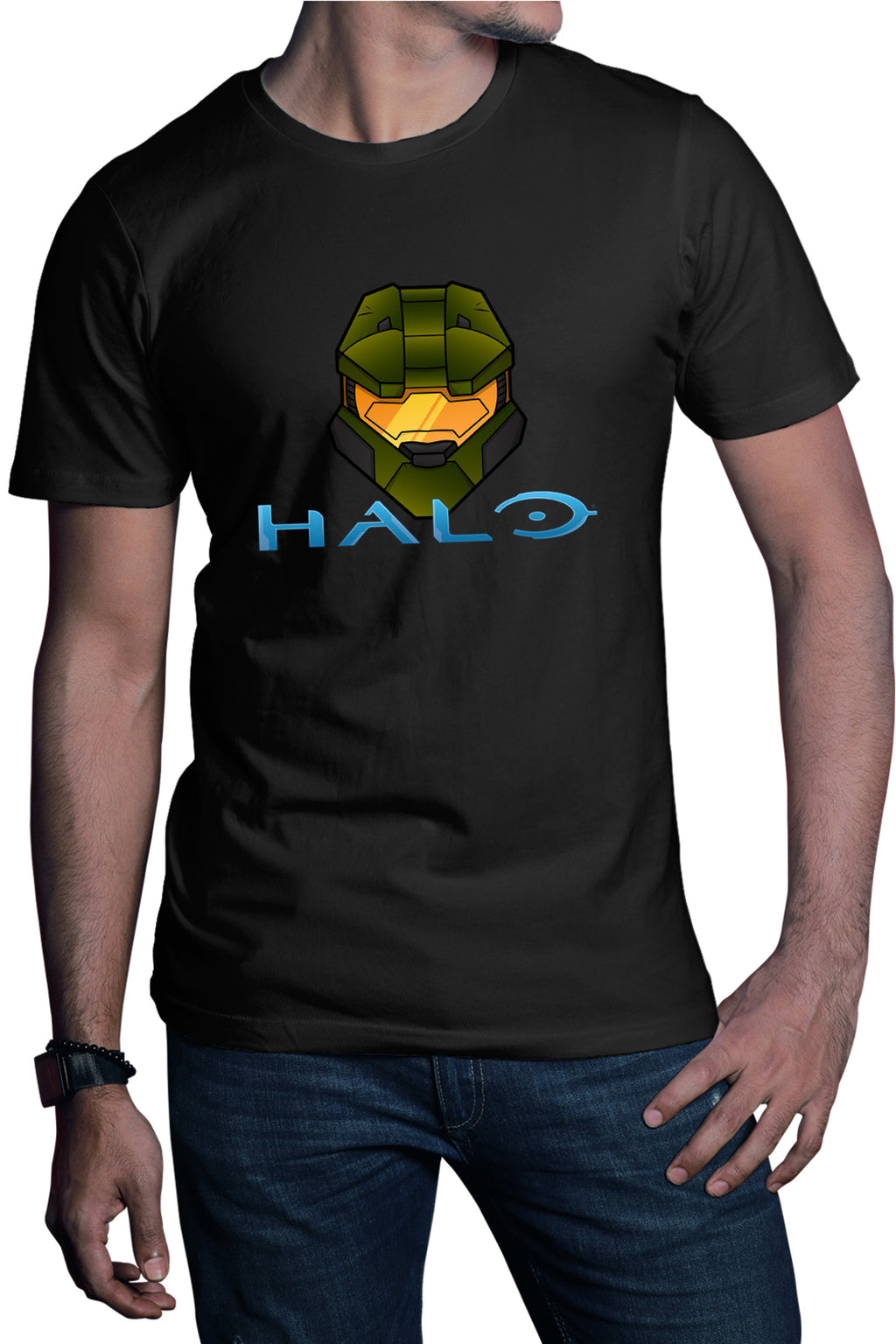 Tricou barbati Halo Combat mode Evolved Zone Logo