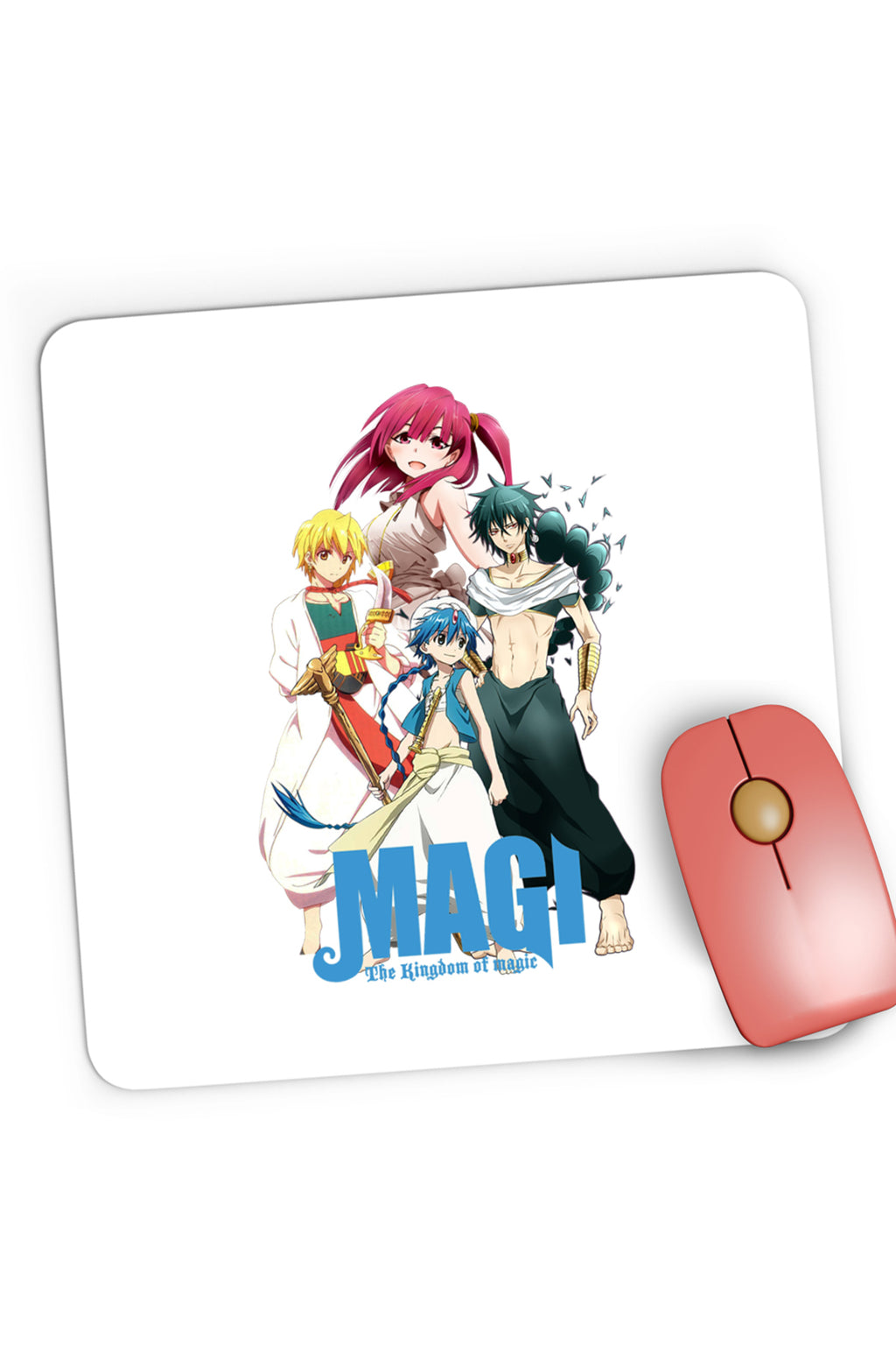 Mousepad Gaming Magi The Labyrinth of Magic Alladin Friends Anime, 21x19 cm
