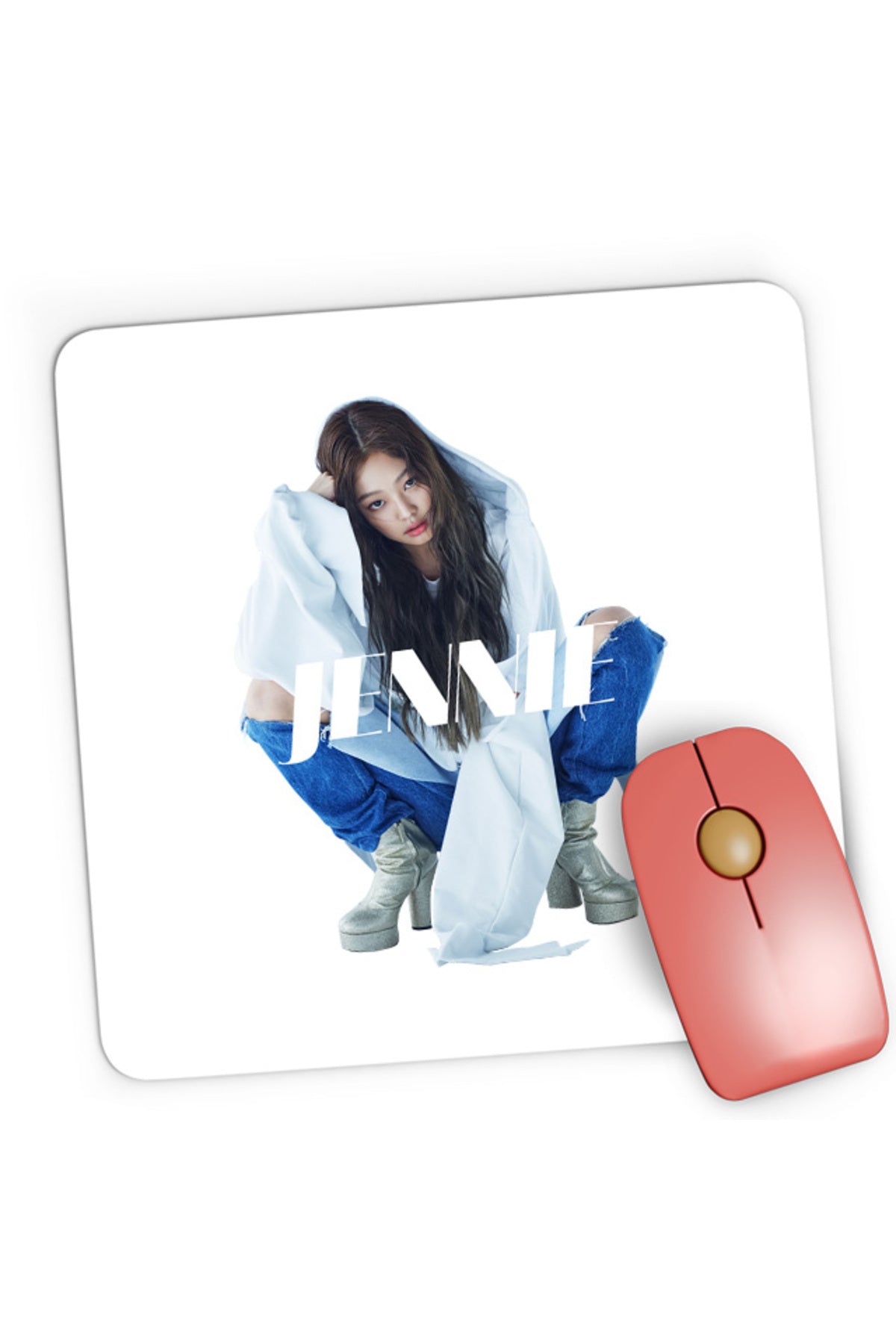 Mousepad Gaming Blackpink Jennie Famboy y Idol Singer Voice, 21x19 cm