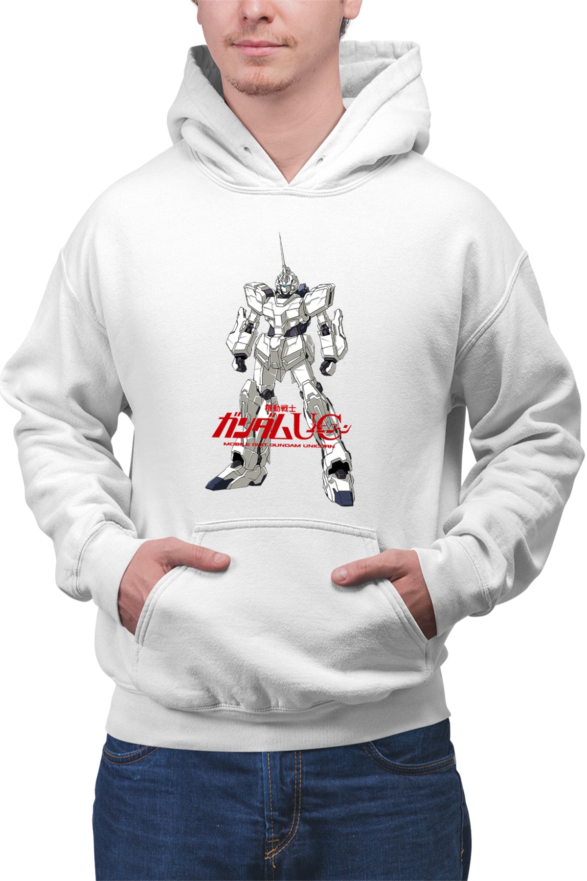 Hanorac barbati dam Mobile Suit Robot Fox Manga