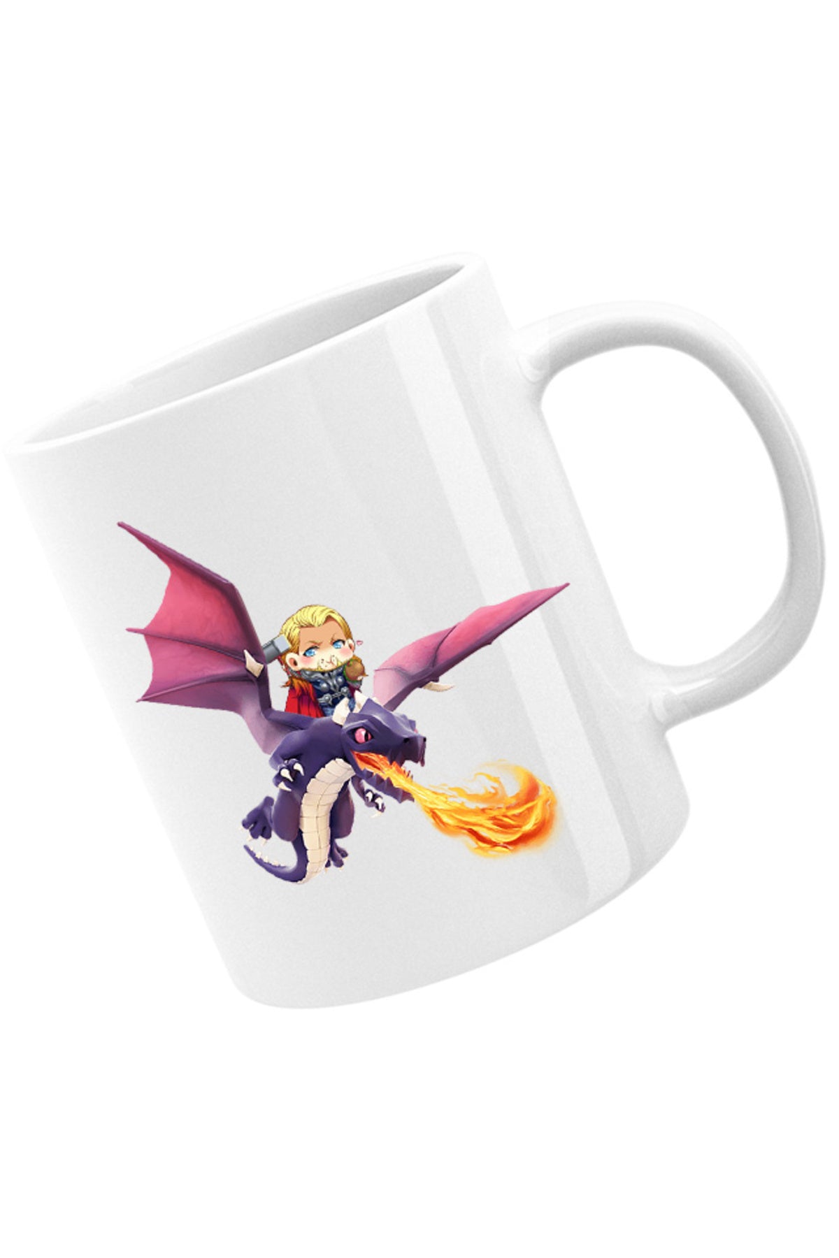 Cana Clash of Clans Dragon Fire Thor Chibi Anime Version, alba, 330 ml