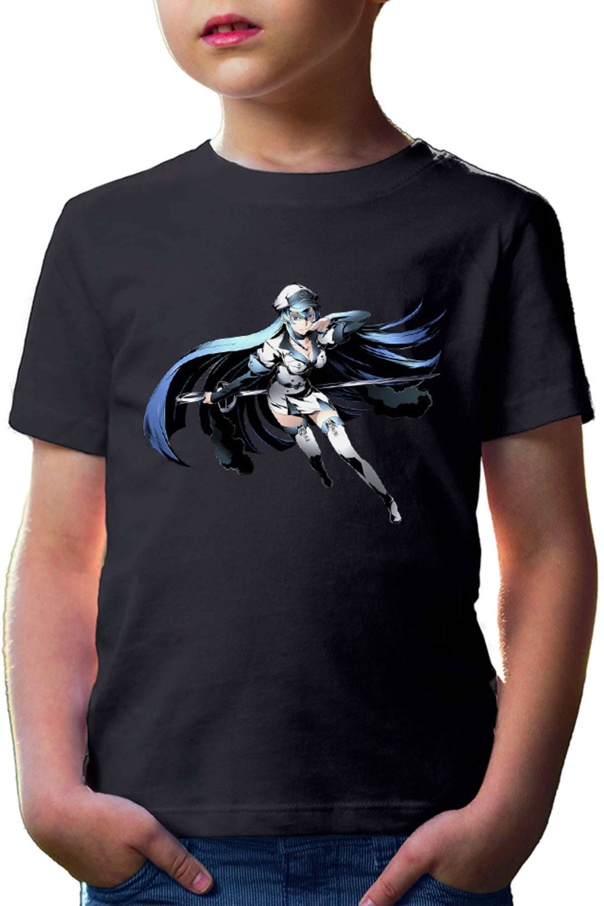 Tricou copii Akame ga Kill Esdeath Otaku Japan Boss Horror