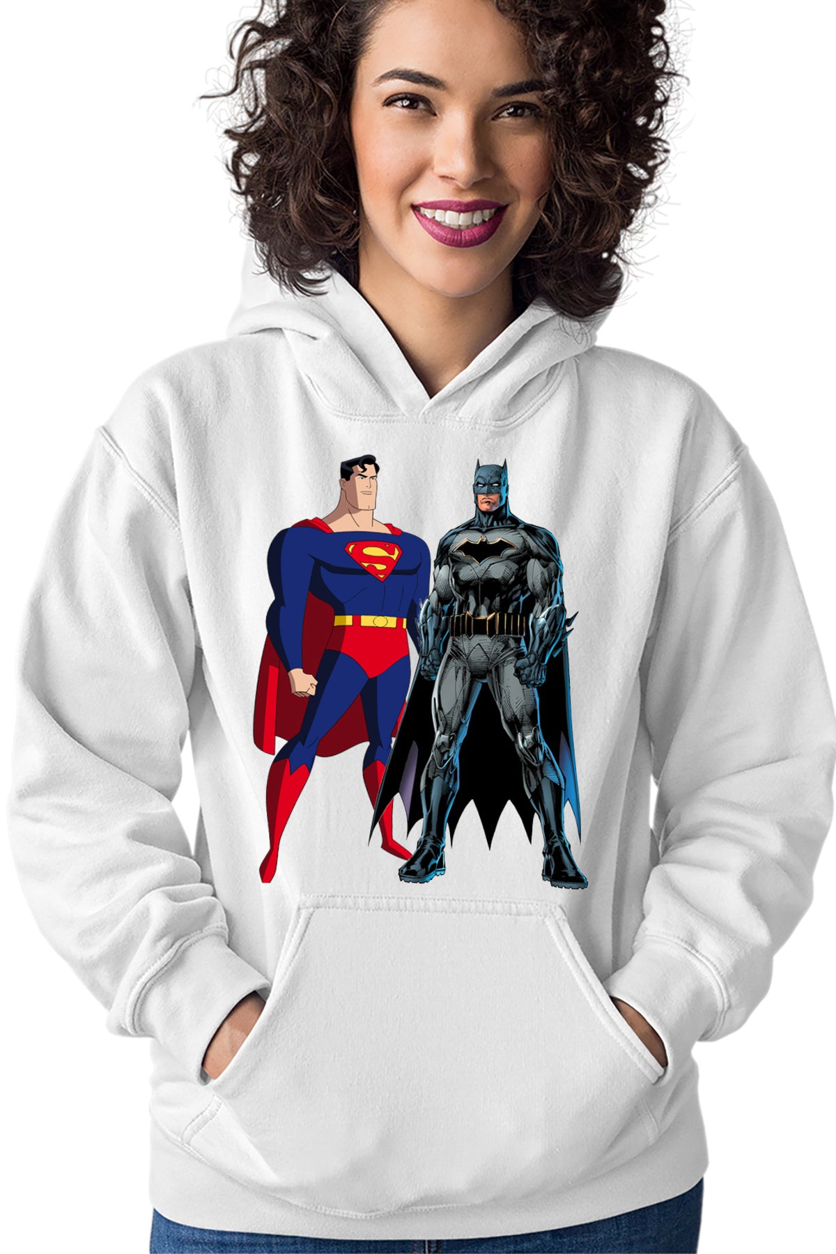 Hanorac dama Superman Batman Desen All Stars Marvel