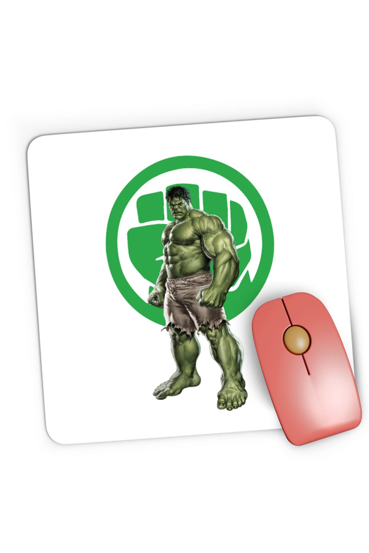 Mousepad Gaming Hulk The Incredible Muscle Big Power Marvel, 21x19 cm
