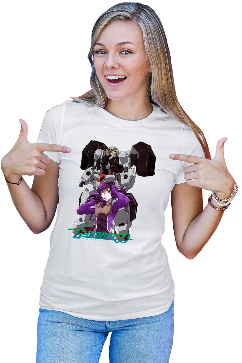 Tricou dama dam Erde Robot Anime Game