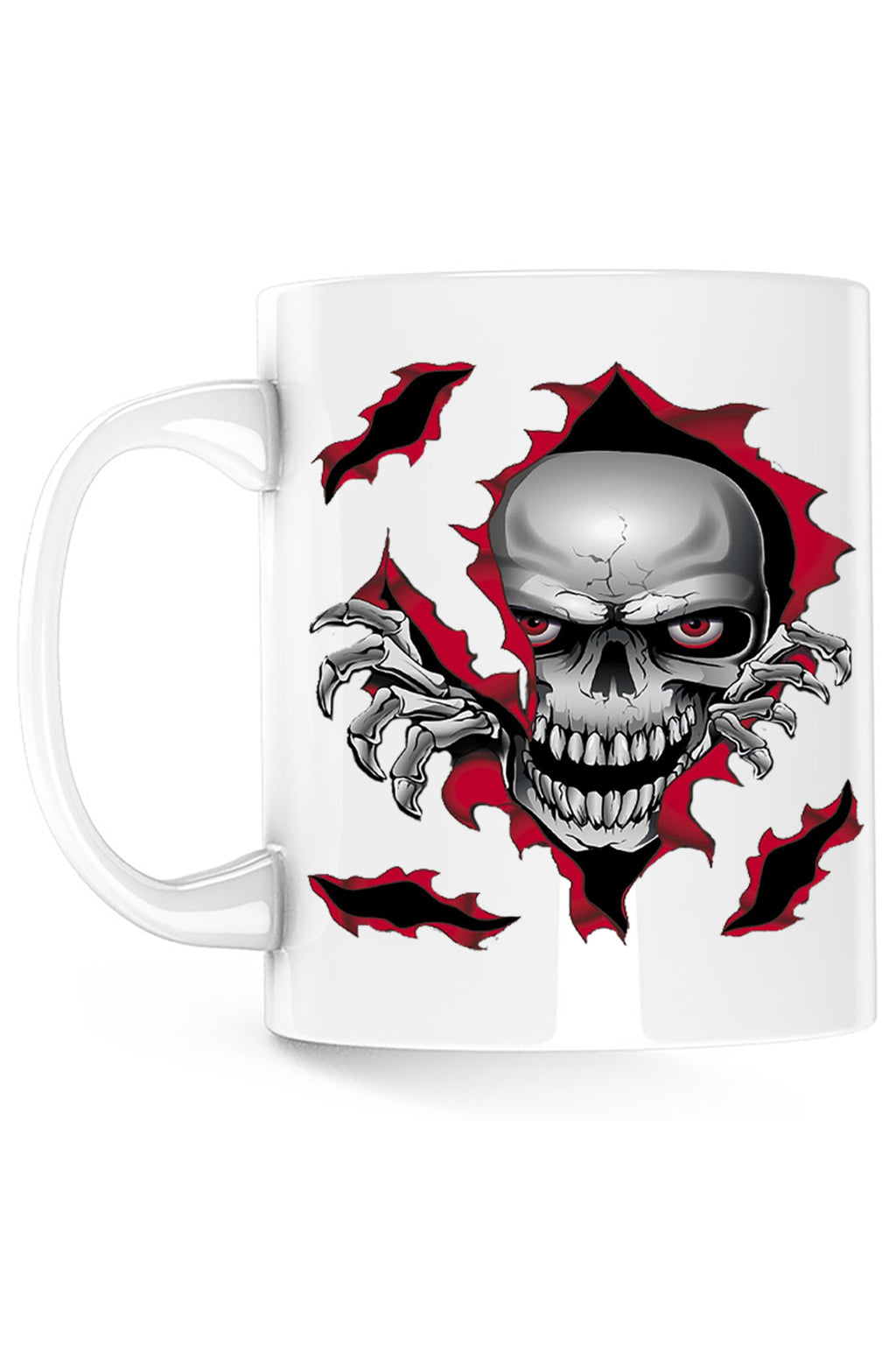 Cana Predator Biker Skull Logo Motor Skeleton, alba, 330 ml