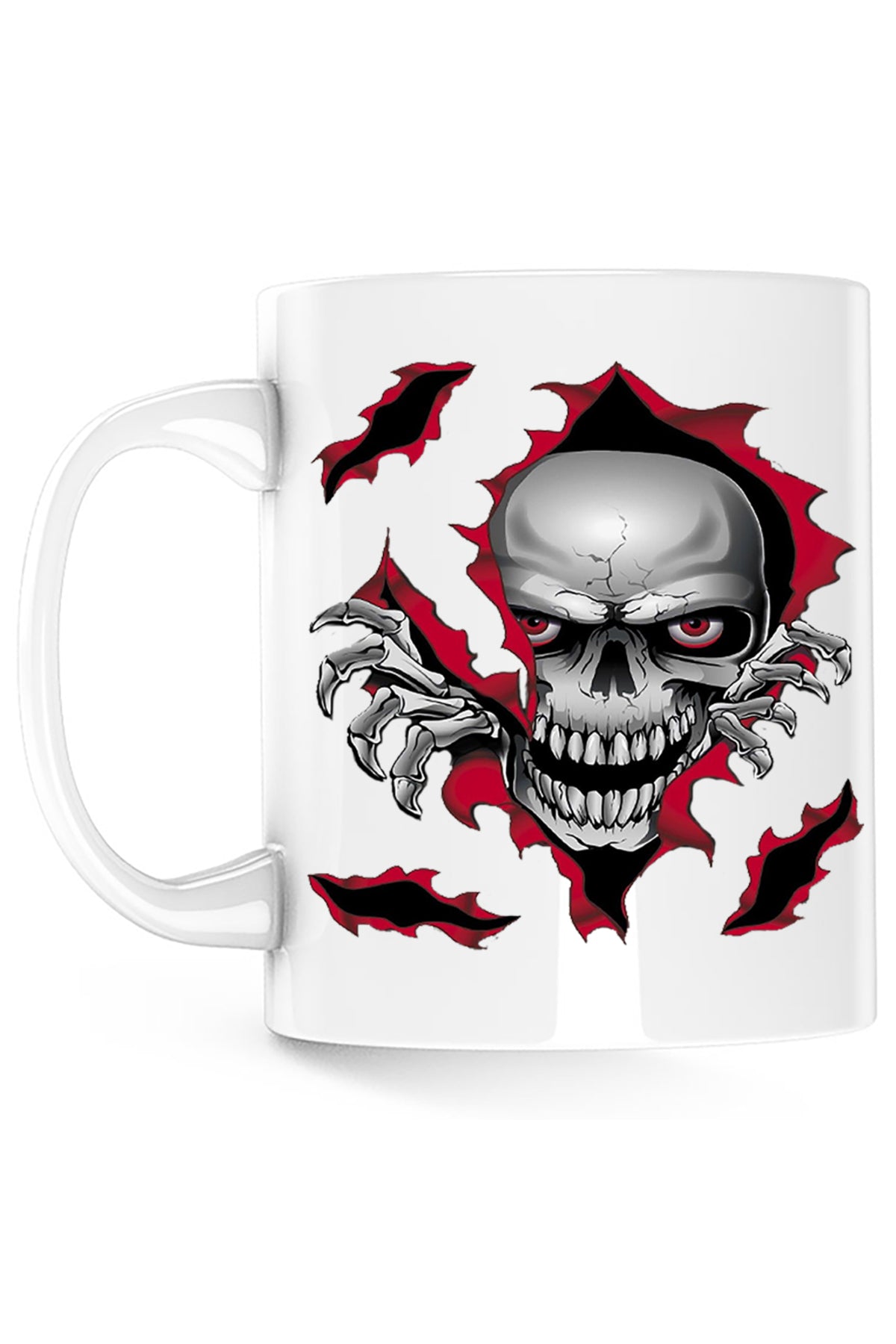 Cana Predator Biker Skull Logo Motor Skeleton, alba, 330 ml