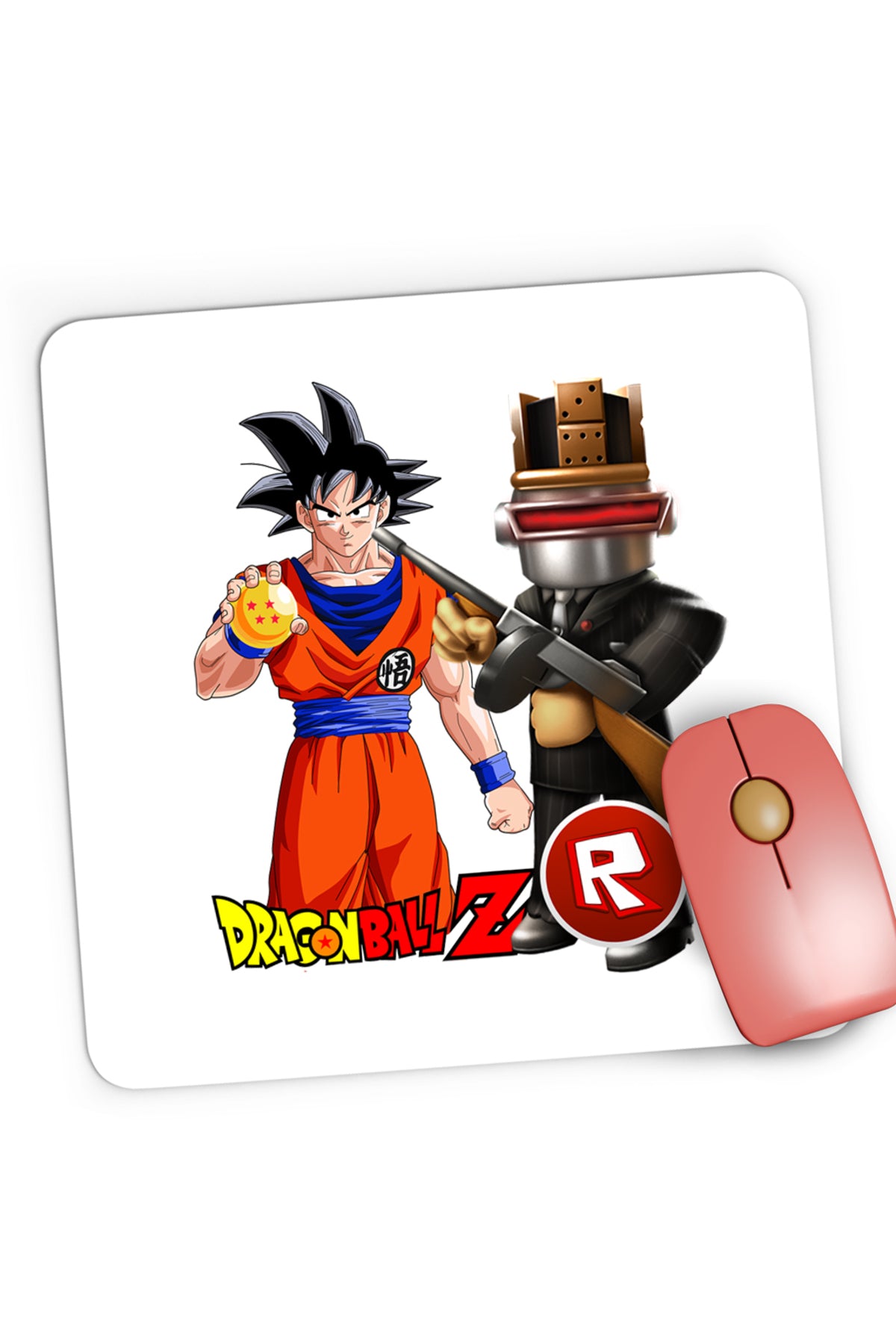 Mousepad Gaming Roblox Android Dragon Ball Z Songoku, 21x19 cm