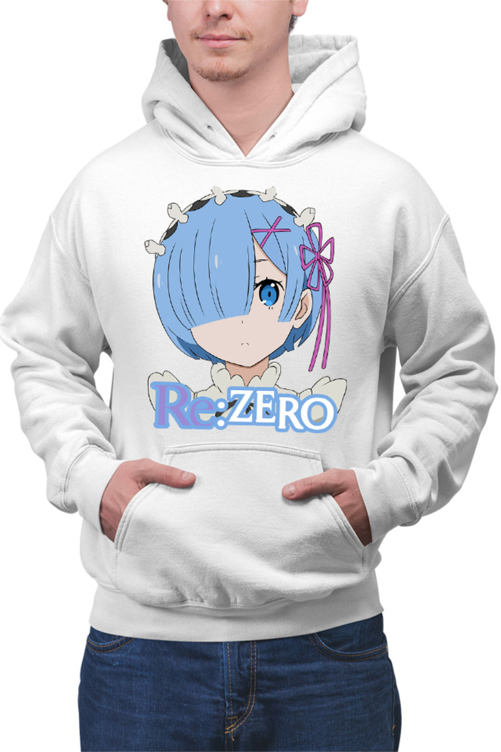 Hanorac barbati Re Zero REM Maiden Light Novel Manga Cosplay
