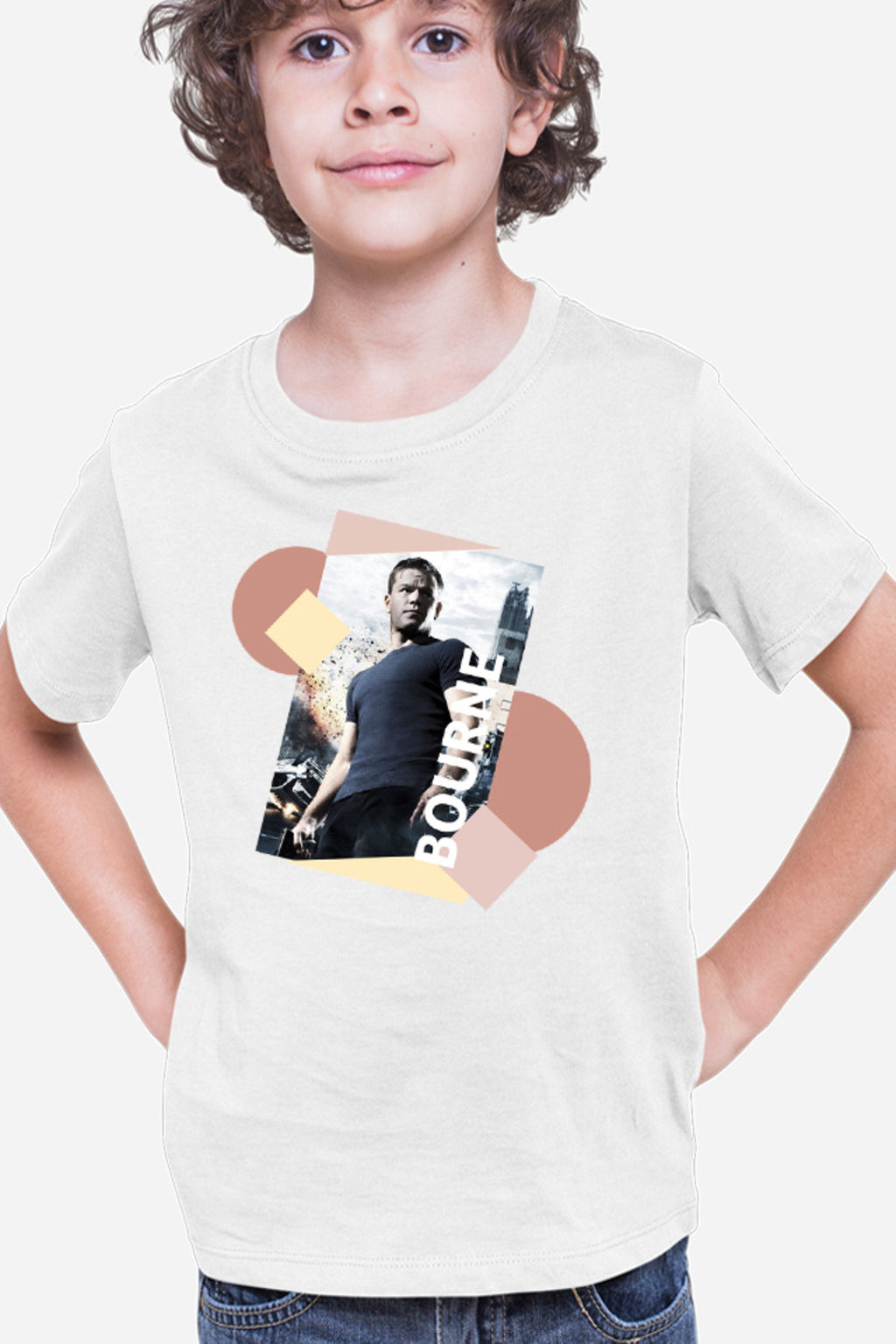 Tricou copii Bourne Abstract Design Action Cars Power Amazing