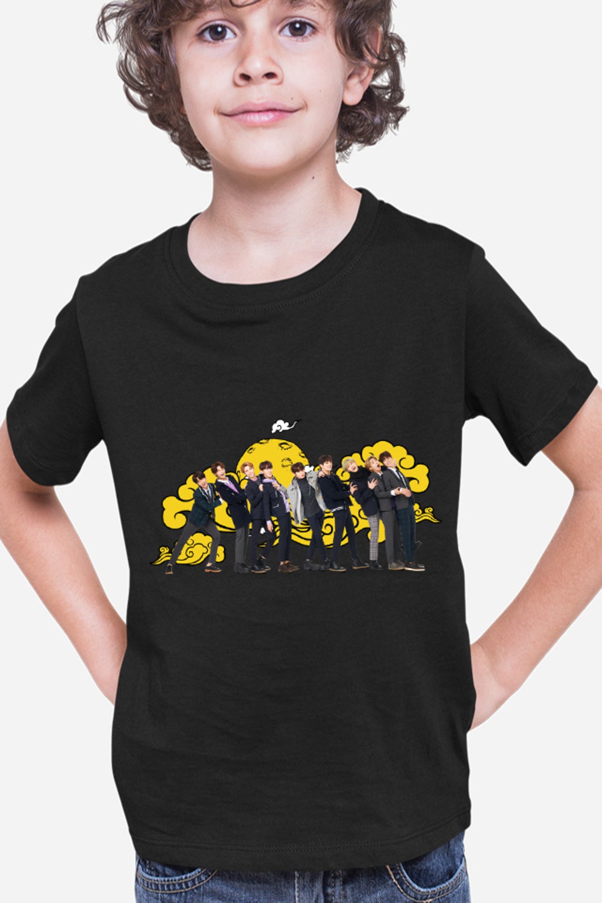 Tricou copii Stray Kids Group Members Band Jeongin Know