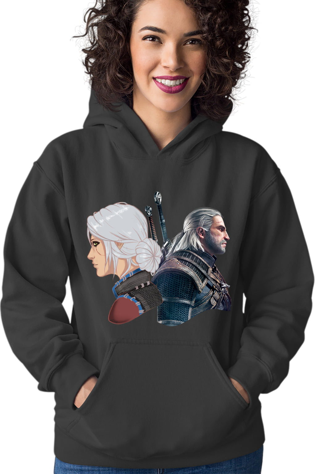 Hanorac dama The Witcher Geralt Ciri Xbox Game Nvidia