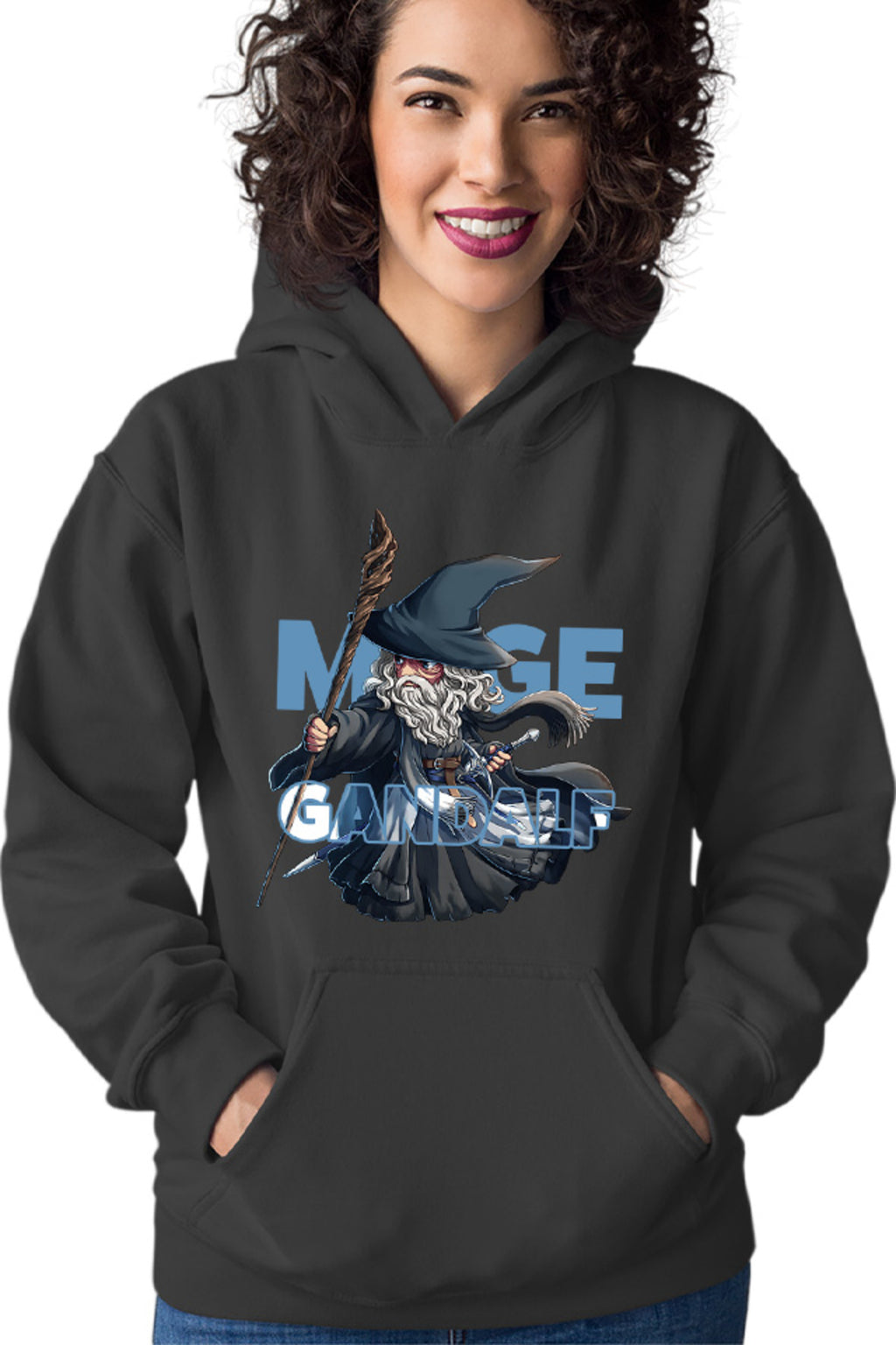 Hanorac dama Lord of the Rings Mage Gandalf Chibi Cute Power