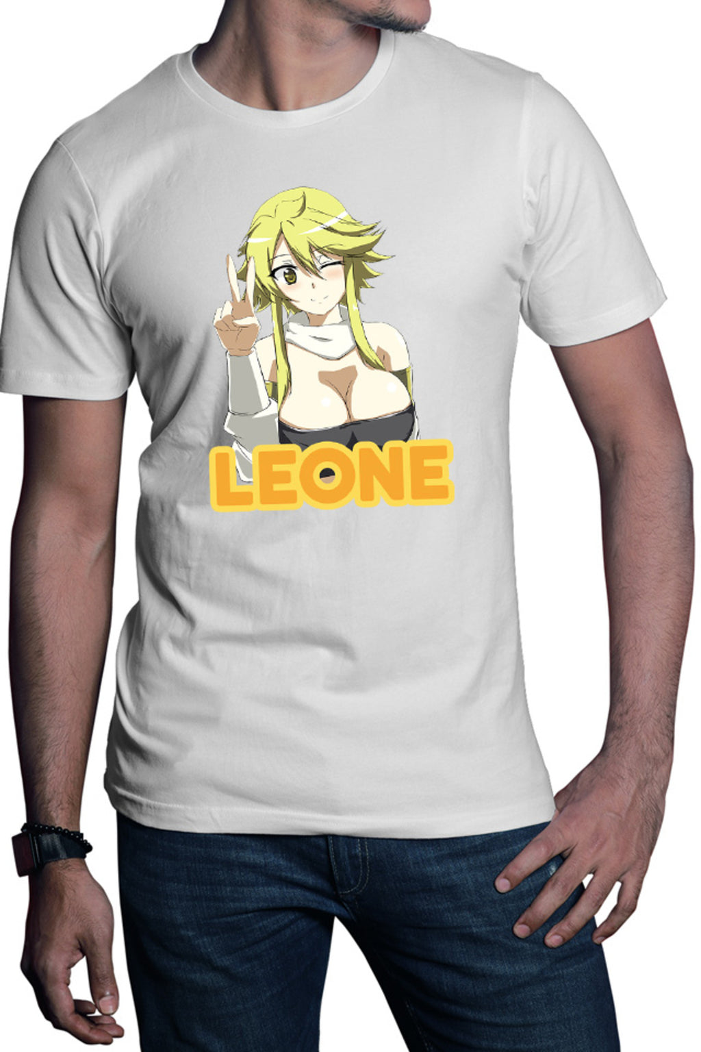 Tricou barbati Akame ga Kill Leone Peace Friendly Otaku Anime Meme