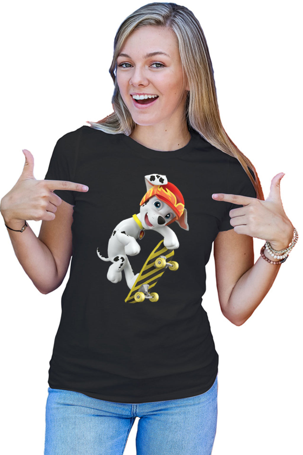 Tricou dama Paw Patrol Dalmatioan Puppy Marshal