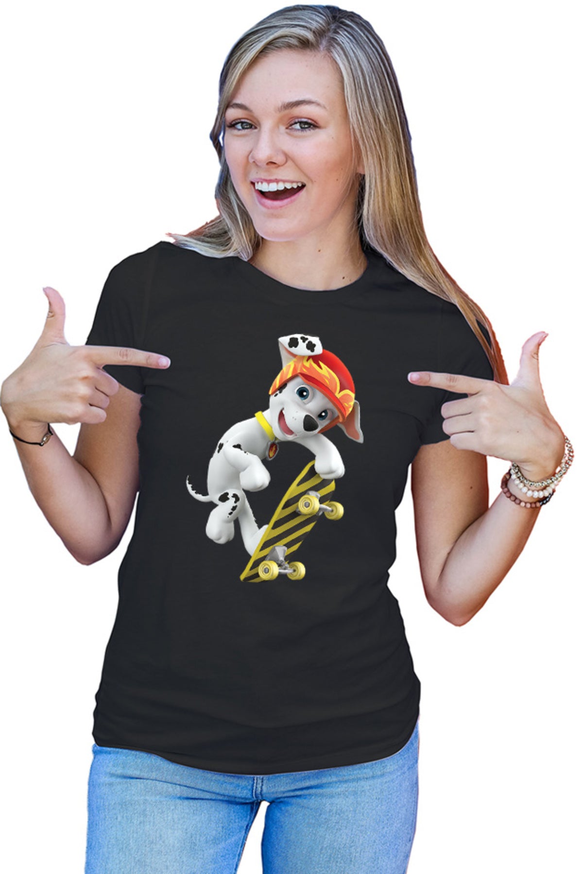 Tricou dama Paw Patrol Dalmatioan Puppy Marshal