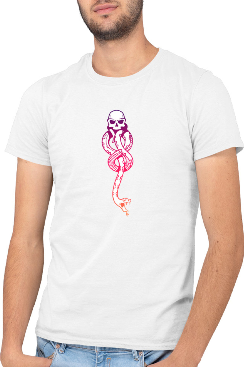 Tricou barbati Harry Potter Decal Death Eaters Serpent Spell