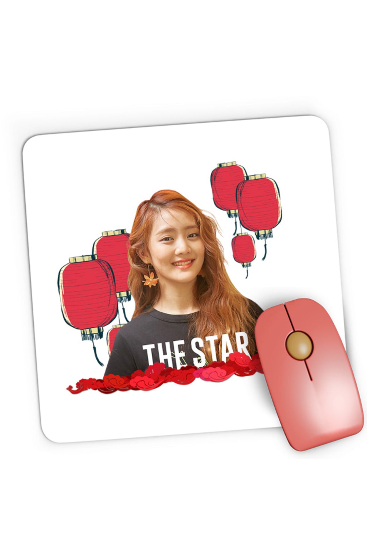 Mousepad Gaming I-DLE Flower Concert Lamps Music Big Hit, 21x19 cm