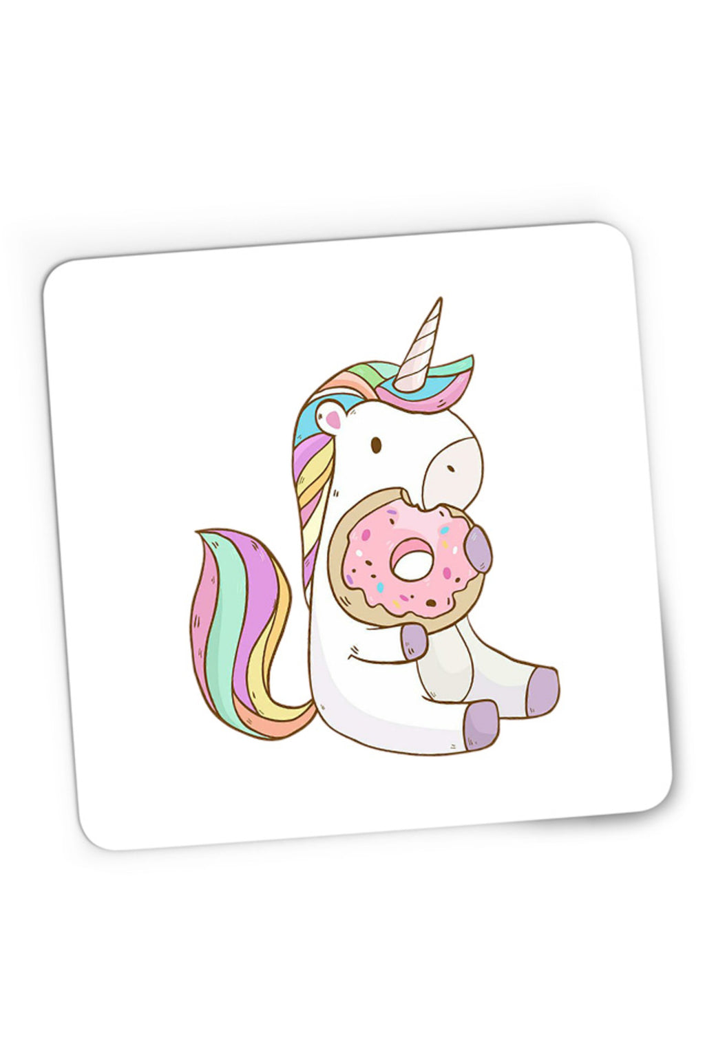 Mousepad Gaming Unicorn Squad Donnut Eat Sweet, 21x19 cm