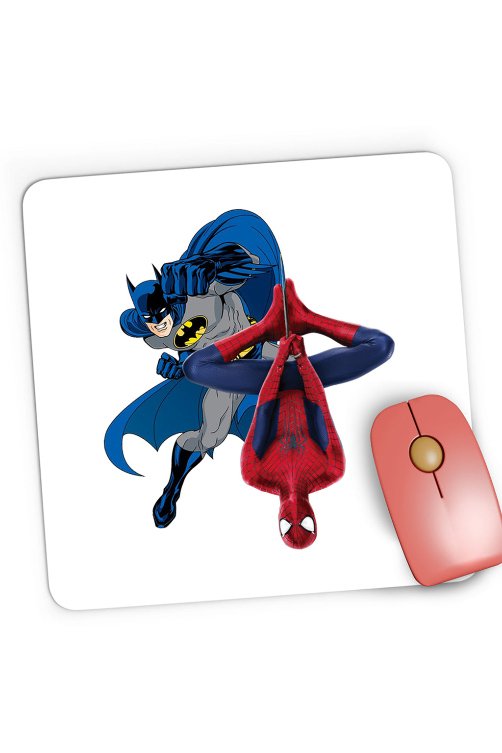 Mousepad Gaming Batman Spiderman Bruce Spirit Cosplay Marvel, 21x19 cm