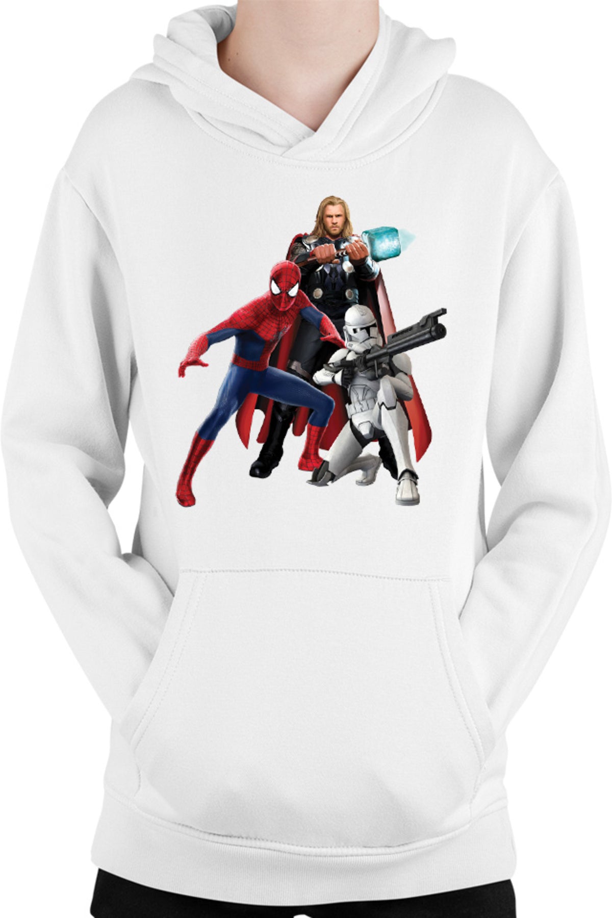 Hanorac copii Star Wars Spiderman Thor Marvel Clone Trooper