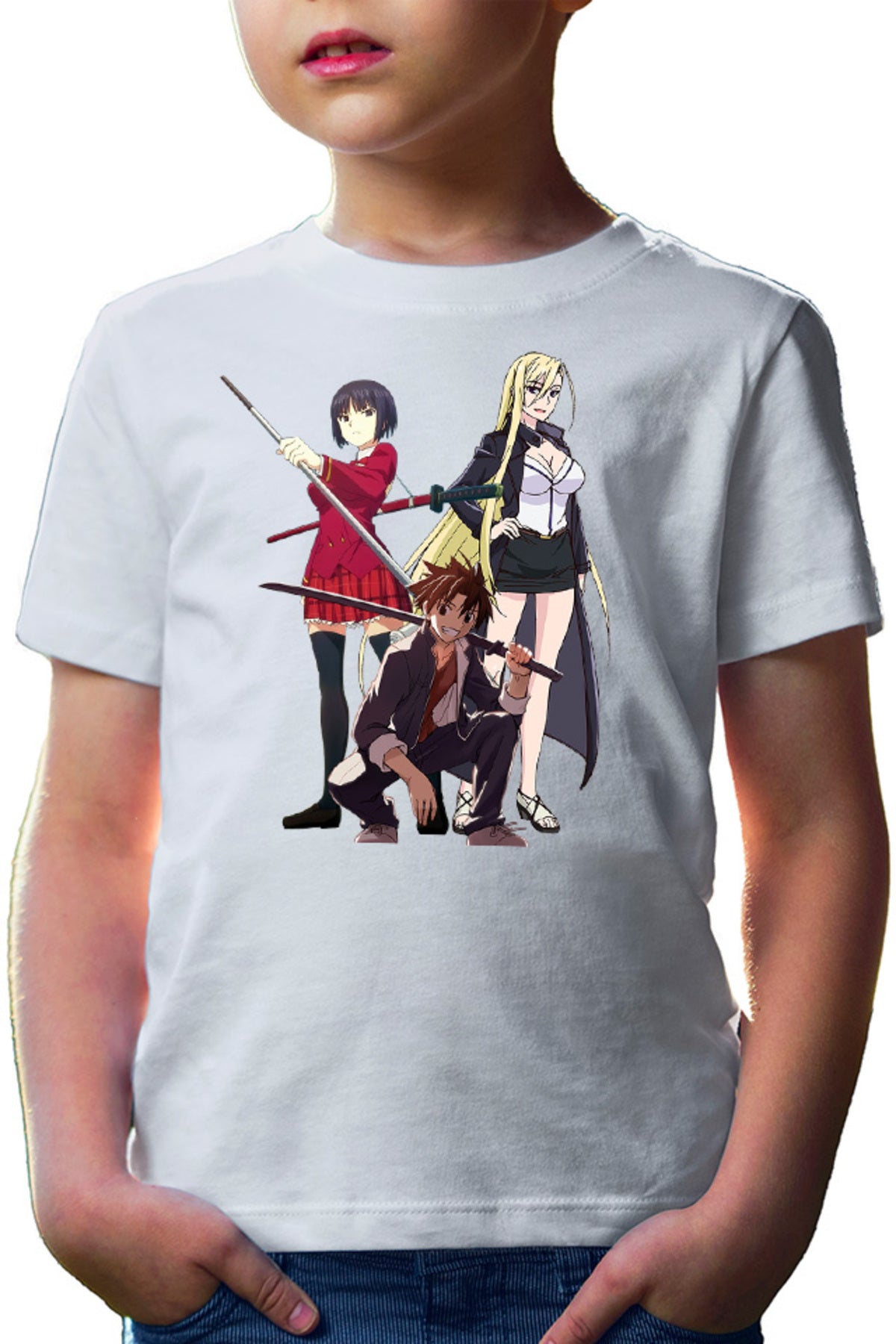 Tricou copii UQ Holder Touta McDowell Orta Katana Sci-fi Anime School
