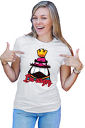 Tricou dama Clash Royale Angry King Multiplayer Copy Strategy