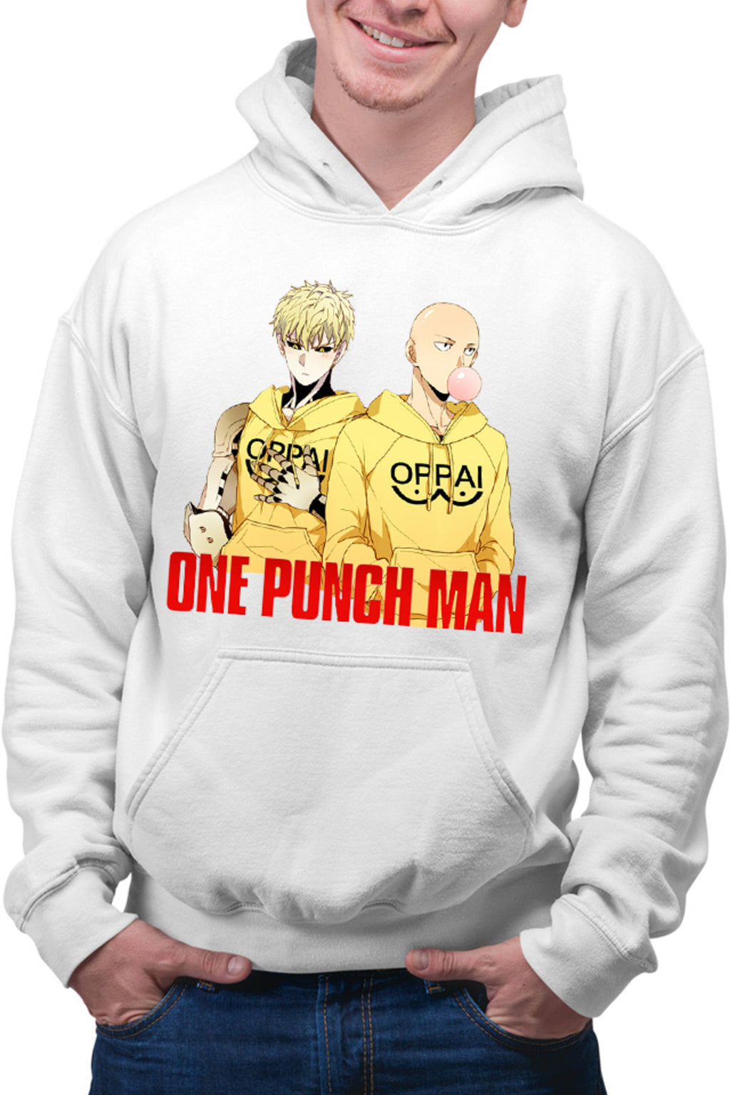 Hanorac barbati One-Punch Man Saitama Yusuke Murata Genos
